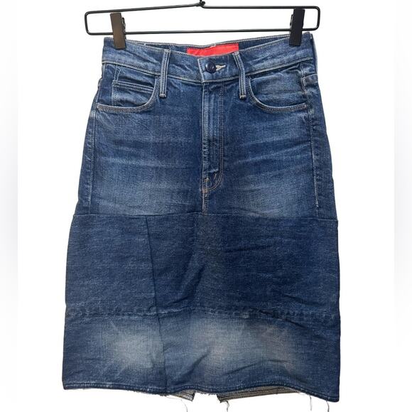 MOTHER+ Carolyn Murphy The Knee Step Back Midi Skirt - Upgrade You Size 24 - Picture 1 of 8